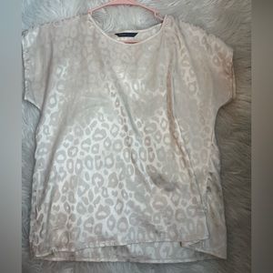 Shein leopard silky top